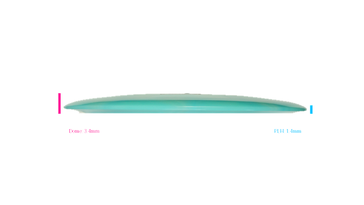Dynamic Discs Lucid Burst Moonshine Treason Distance Driver Profile View
