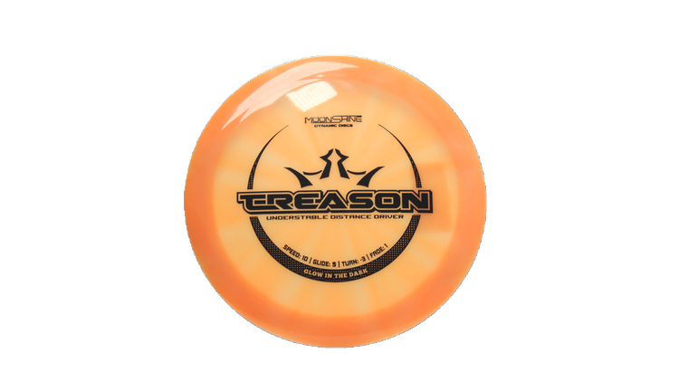 Dynamic Discs Lucid Burst Moonshine Treason Distance Driver Front View