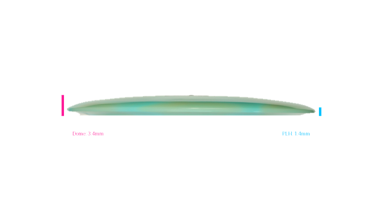 Dynamic Discs Lucid Burst Moonshine Treason Distance Driver Profile View