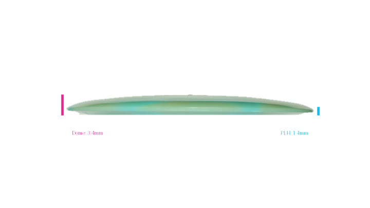 Dynamic Discs Lucid Burst Moonshine Treason Distance Driver Profile View