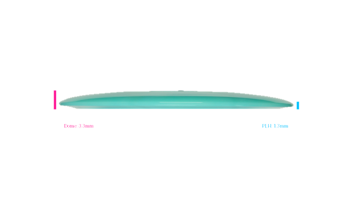 Dynamic Discs Lucid Burst Moonshine Treason Distance Driver Profile View