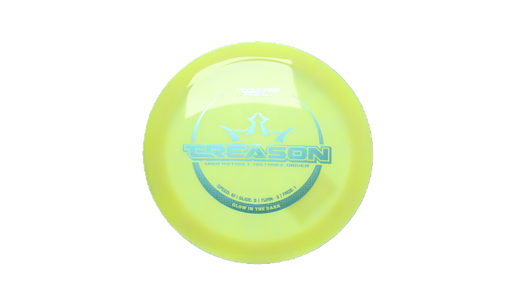 Dynamic Discs Lucid Burst Moonshine Treason Distance Driver Front View