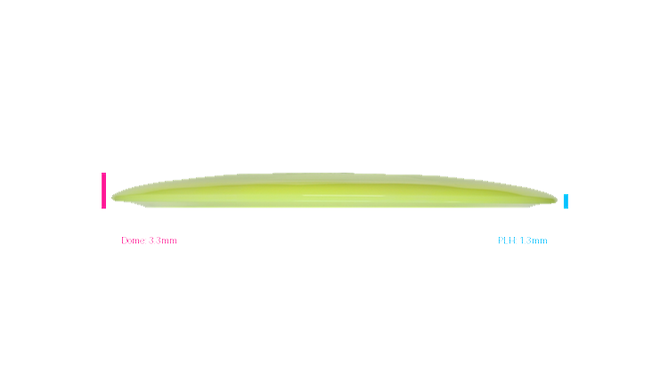 Dynamic Discs Lucid Burst Moonshine Treason Distance Driver Profile View