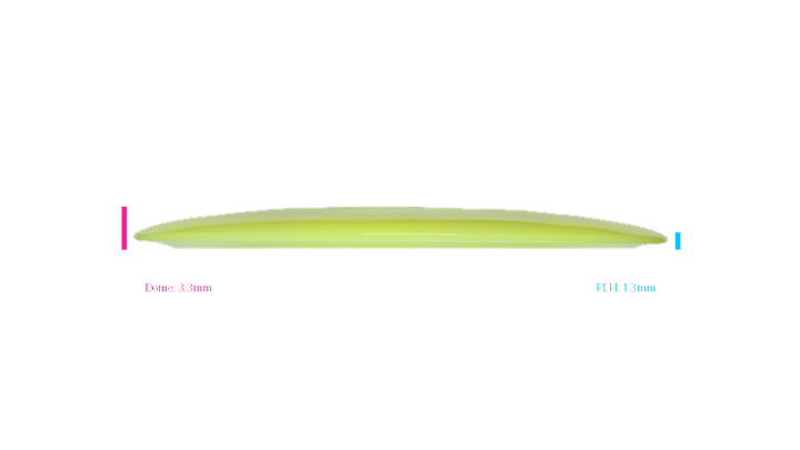 Dynamic Discs Lucid Burst Moonshine Treason Distance Driver Profile View