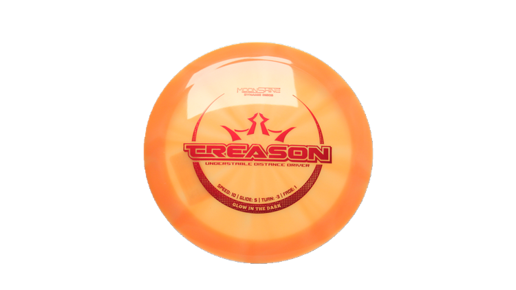 Dynamic Discs Lucid Burst Moonshine Treason Distance Driver Front View
