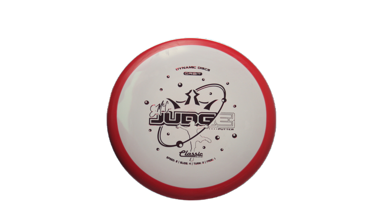 Dynamic Discs Classic Blend Orbit Emac Judge Putter Front View