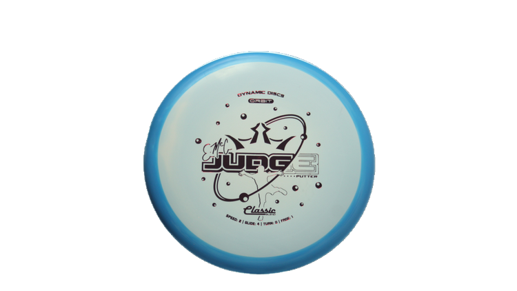 Dynamic Discs Classic Blend Orbit Emac Judge Putter Front View