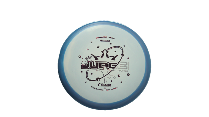 Dynamic Discs Classic Blend Orbit Emac Judge Putter Front View