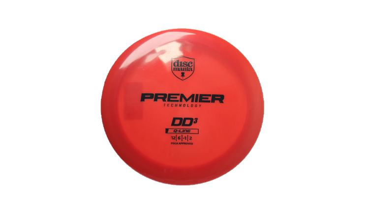 Discmania Premier Q-Line DD3 Distance Driver Front View
