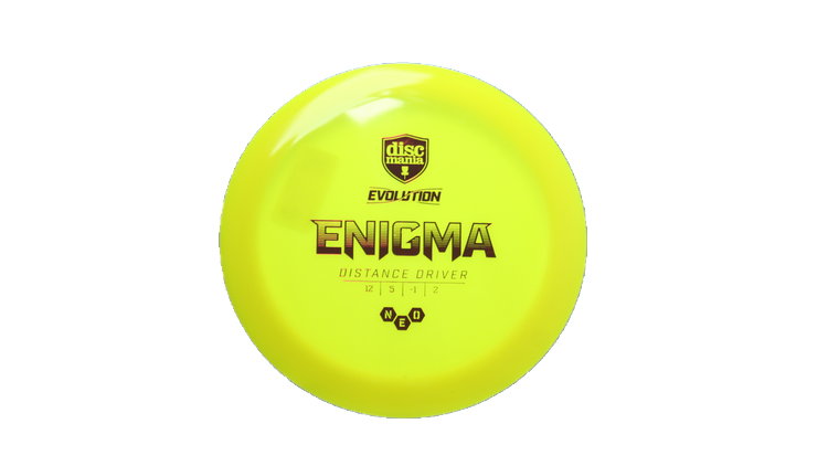 Discmania Neo Enigma Distance Driver Front View