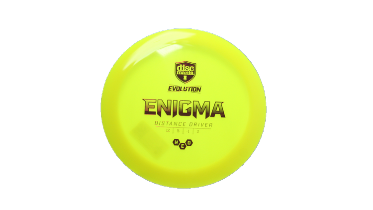 Discmania Neo Enigma Distance Driver Front View