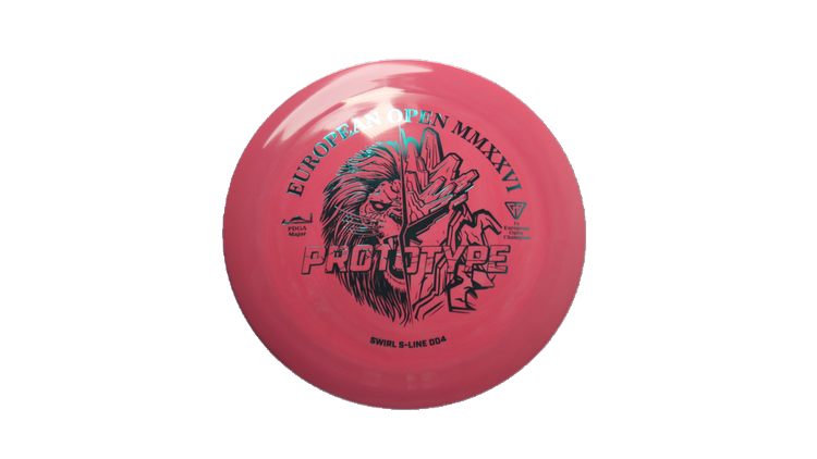 Discmania 2026 European Open Prototype Swirl S-Line DD4 Distance Driver Front View