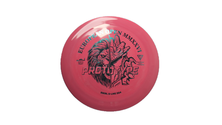 Discmania 2026 European Open Prototype Swirl S-Line DD4 Distance Driver Front View