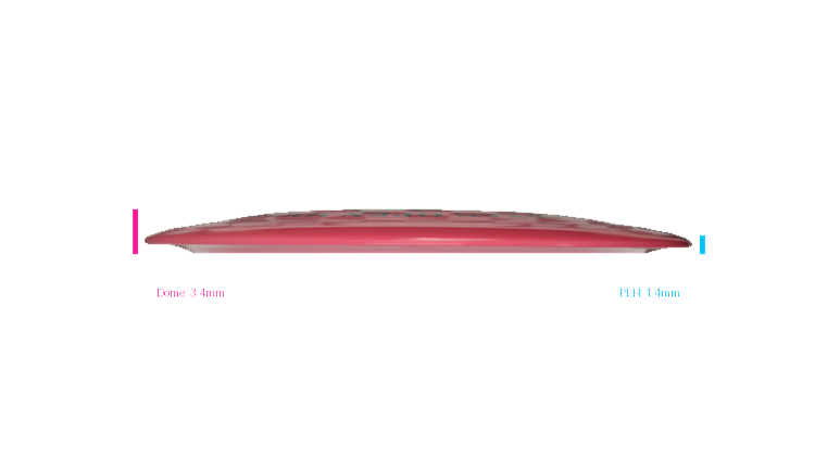 Discmania 2026 European Open Prototype Swirl S-Line DD4 Distance Driver Profile View