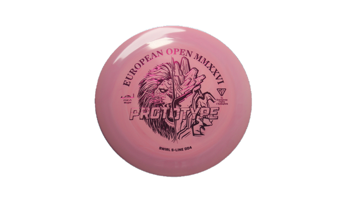 Discmania 2026 European Open Prototype Swirl S-Line DD4 Distance Driver Front View