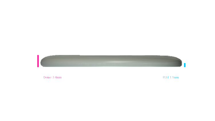 Discmania Micro Shield Flex-3 Glow D-Line P2 Putter Profile View
