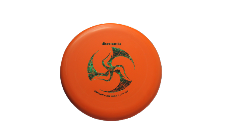 Discmania Gannon Buhr Huk Lab Collaboration Flex 3 D-Line P2X Putter Front View