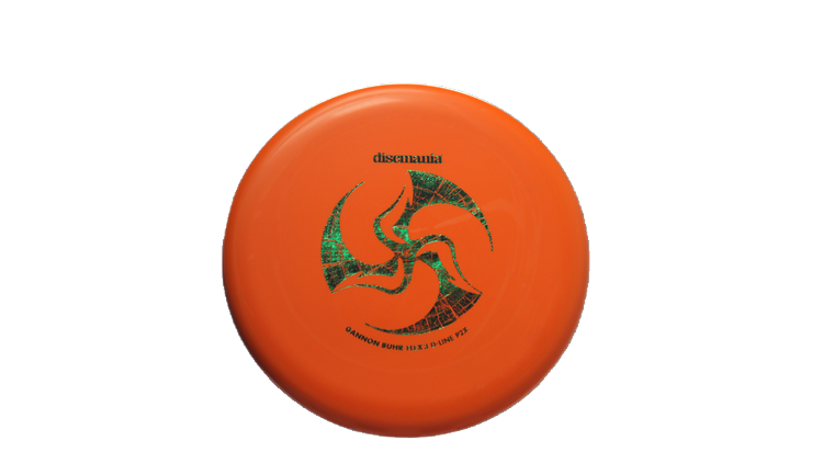 Discmania Gannon Buhr Huk Lab Collaboration Flex 3 D-Line P2X Putter Front View