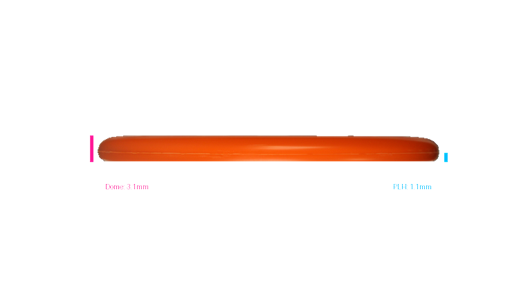 Discmania Gannon Buhr Huk Lab Collaboration Flex 3 D-Line P2X Putter Profile View
