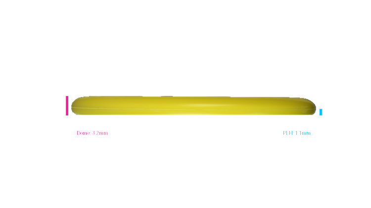 Discmania Gannon Buhr Huk Lab Collaboration Flex 3 D-Line P2X Putter Profile View
