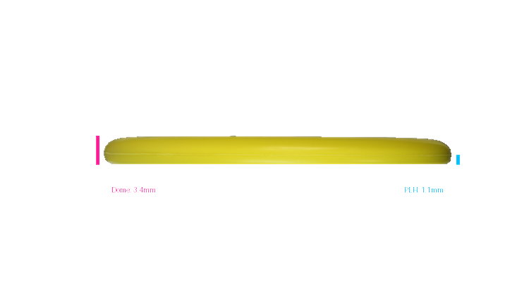 Discmania Gannon Buhr Huk Lab Collaboration Flex 3 D-Line P2X Putter Profile View