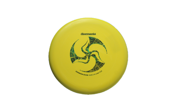 Discmania Gannon Buhr Huk Lab Collaboration Flex 3 D-Line P2X Putter Front View