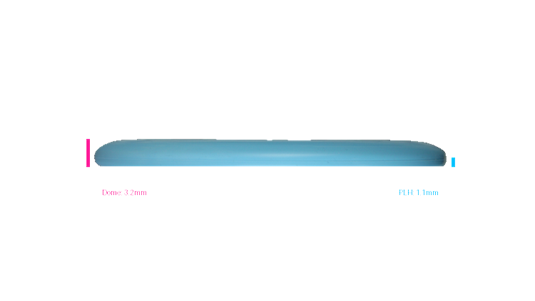 Discmania Flex 2 P-Line P1 Putter Profile View