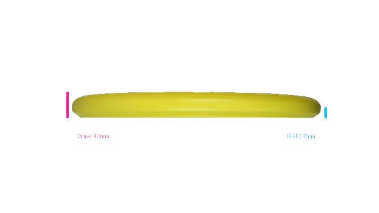 Discmania Gannon Buhr Huk Lab Collaboration Flex 2 D-Line P2X Putter Profile View