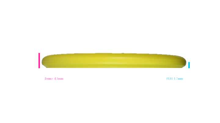 Discmania Gannon Buhr Huk Lab Collaboration Flex 2 D-Line P2X Putter Profile View