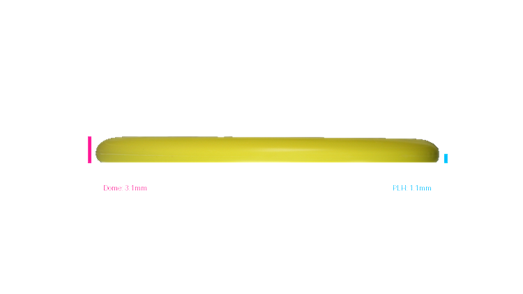 Discmania Gannon Buhr Huk Lab Collaboration Flex 2 D-Line P2X Putter Profile View