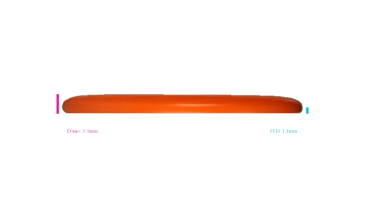 Discmania Flex 2 D-Line P1 Putter Profile View
