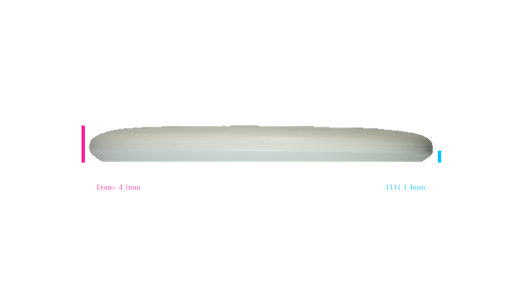 Discmania Flex 1 D-Line P2 Putter Profile View