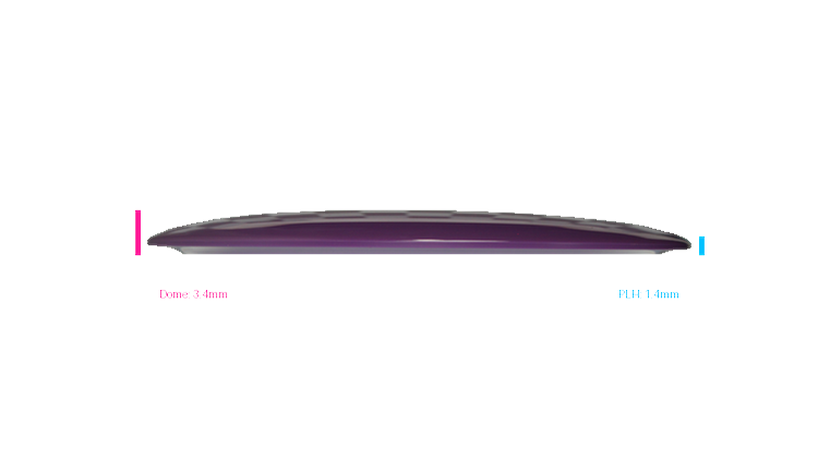 Dynamic Discs First Run Fuzion Contender Fairway Driver Profile View