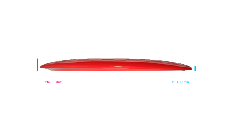Dynamic Discs First Run Fuzion Contender Fairway Driver Profile View