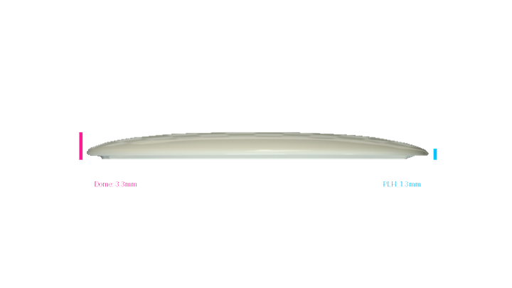 Dynamic Discs First Run Fuzion Contender Fairway Driver Profile View
