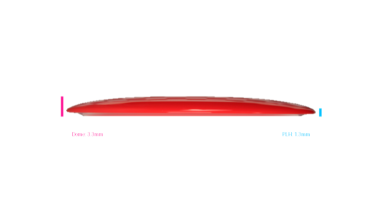 Dynamic Discs First Run Fuzion Contender Fairway Driver Profile View