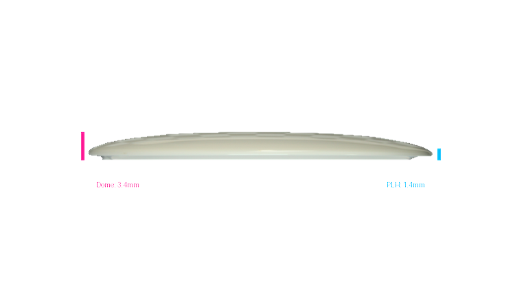 Dynamic Discs First Run Fuzion Contender Fairway Driver Profile View