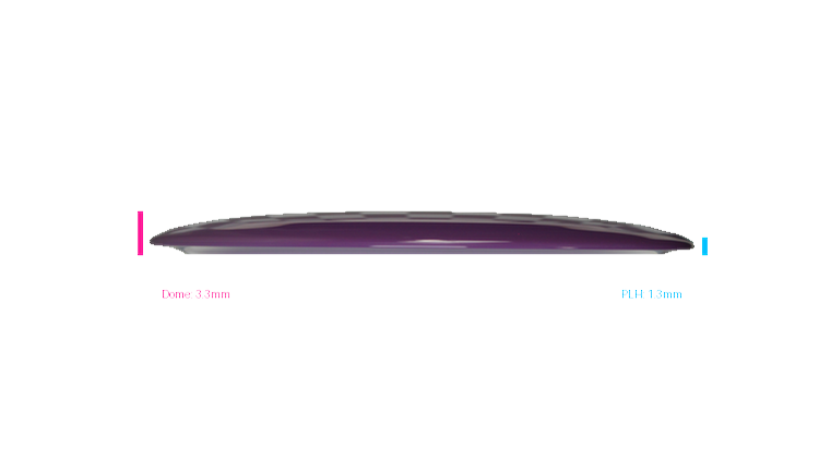 Dynamic Discs First Run Fuzion Contender Fairway Driver Profile View