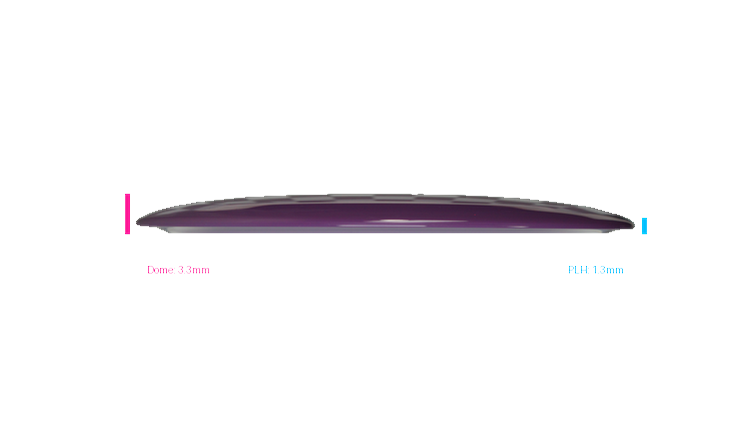 Dynamic Discs First Run Fuzion Contender Fairway Driver Profile View