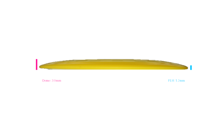 Latitude 64 Zero Gravity Grace Distance Driver Profile View