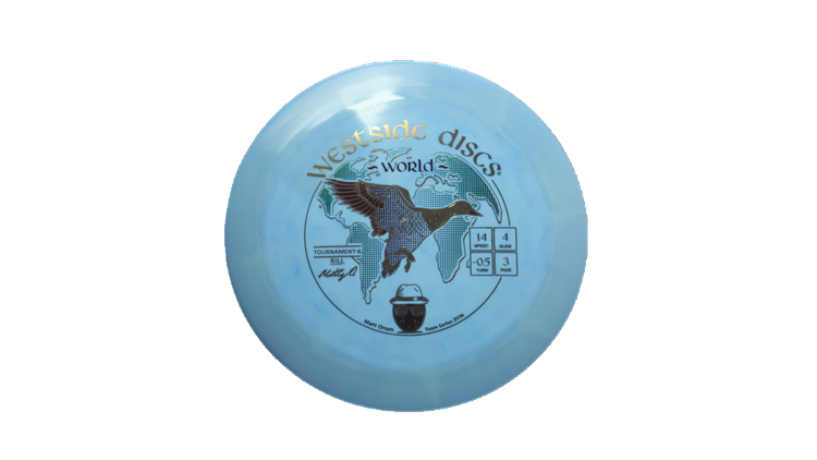 Westside Discs 2026 Matt Orum Team Series Tournament-X Rill World Distance Driver Front View