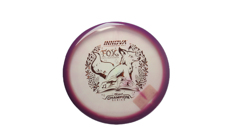 Innova 2026 Emily Weatherman Tour Series Proto Glow Halo Champion Fox Midrange Front View