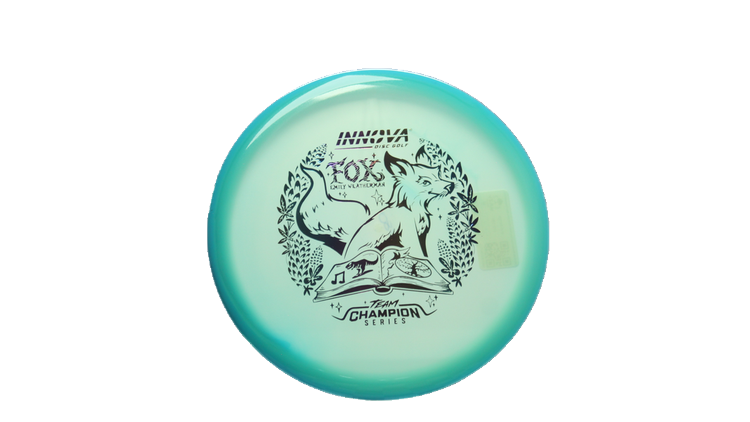 Innova 2026 Emily Weatherman Tour Series Proto Glow Halo Champion Fox Midrange Front View