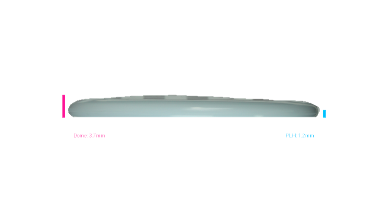 Pie Pan Discs 2026 SBO Test Plastic Bagger Putter Profile View