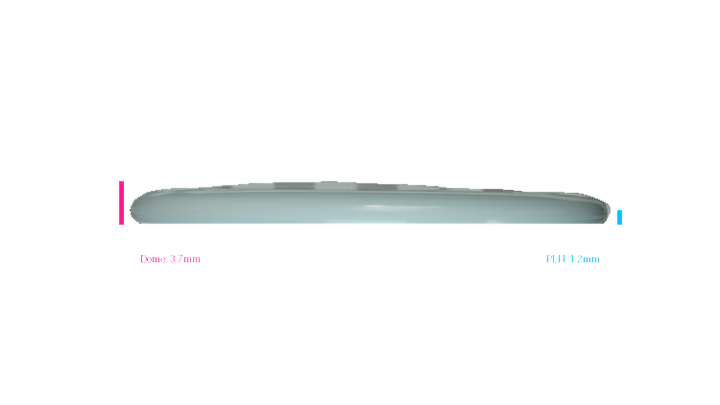 Pie Pan Discs 2026 SBO Test Plastic Bagger Putter Profile View