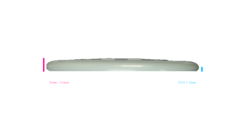 Pie Pan Discs 2026 SBO Test Plastic Bagger Putter Profile View