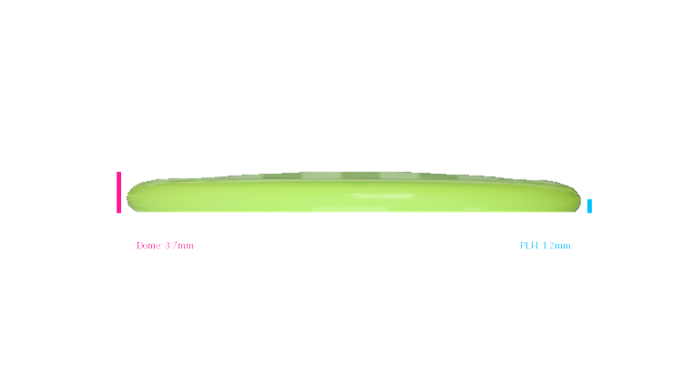 Pie Pan Discs 2026 SBO Test Plastic Bagger Putter Profile View