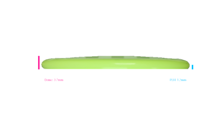 Pie Pan Discs 2026 SBO Test Plastic Bagger Putter Profile View