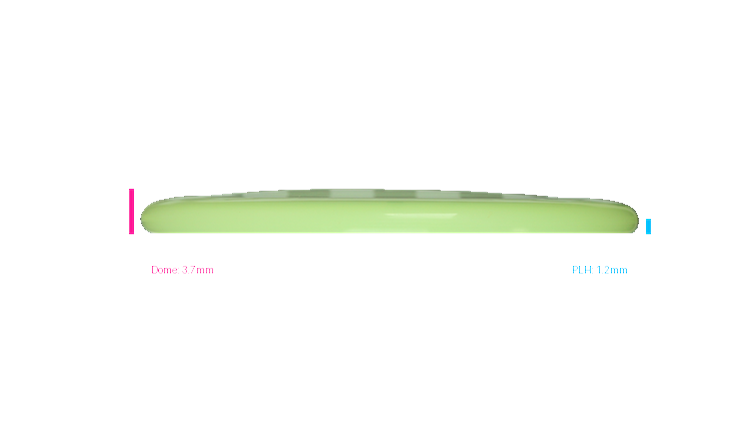 Pie Pan Discs 2026 SBO Test Plastic Bagger Putter Profile View