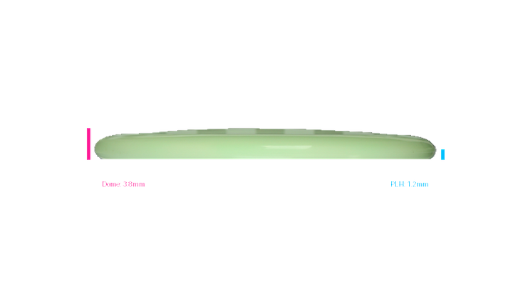 Pie Pan Discs 2026 SBO Test Plastic Bagger Putter Profile View